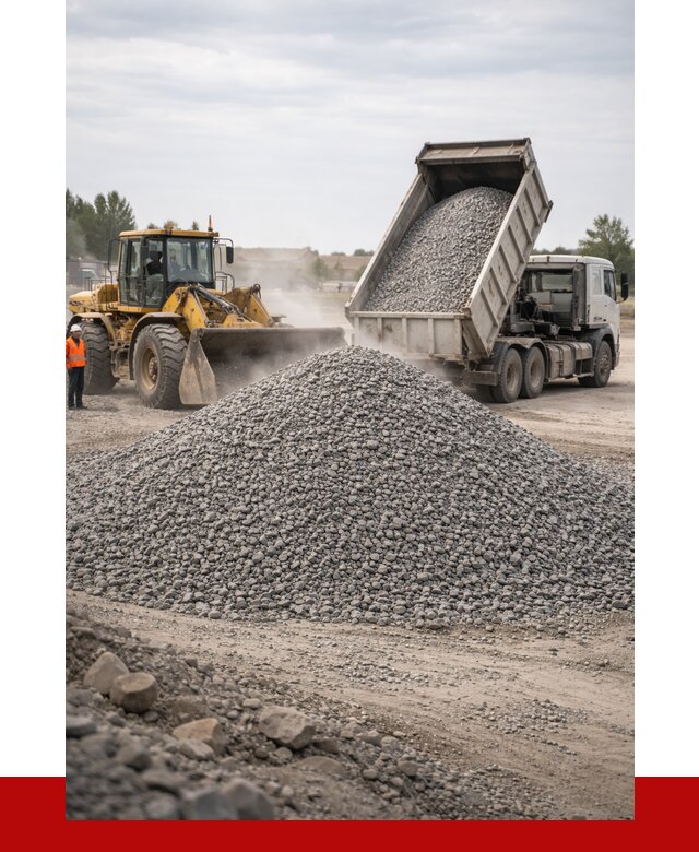 Купить щебень с доставкой в Выборге от 2555 руб. | ПРОНЕРУДВбр