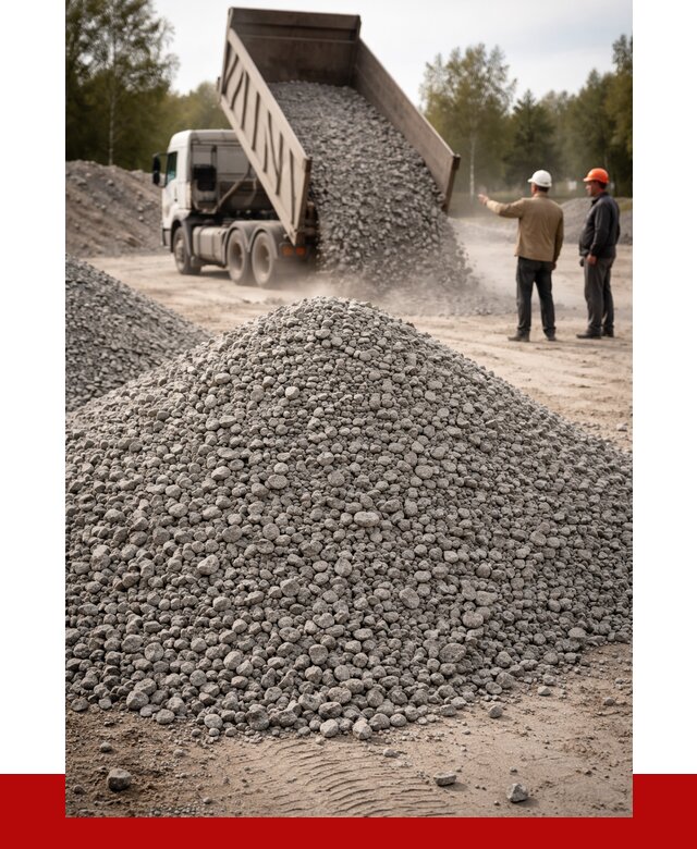 Гранитный щебень фракция 0-5 в Выборге от 2964 руб ПРОНЕРУДВбр