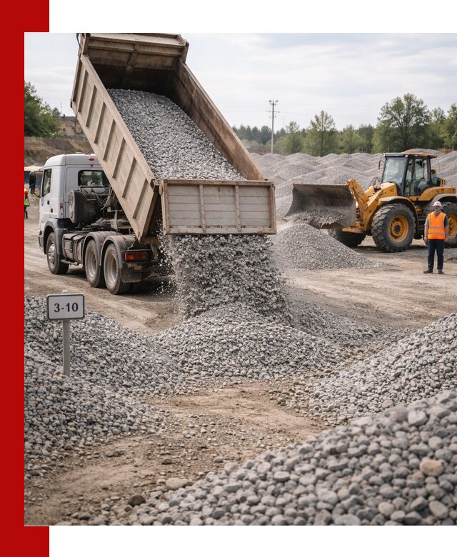 Гранитный щебень фракции 3–10: доставка и продажа в Выборге