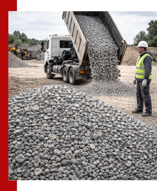 Доставка и продажа гранитного щебня фракции 5-20 в Выборге