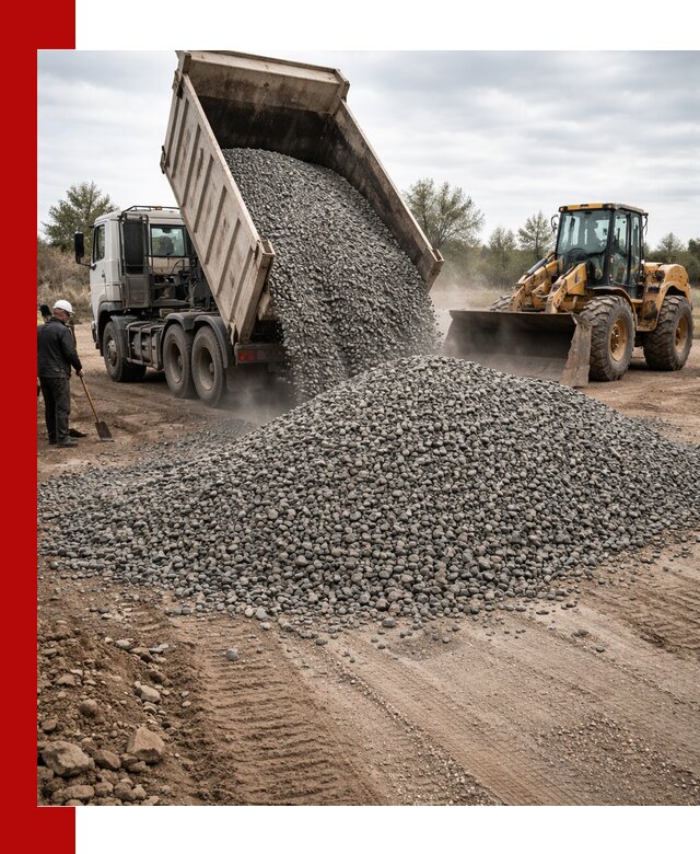 Гранитный щебень фракция 10-20 с доставкой в Выборге