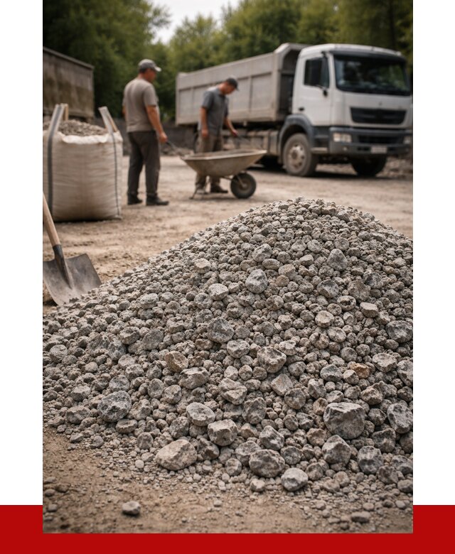 Гранитный щебень фракция 20-40 в Выборге от 3271 руб. ПРОНЕРУДВбр