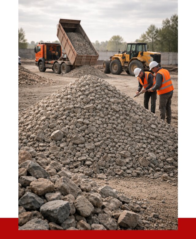 Гранитный щебень фракция 40-70 в Выборге от 2555 руб ПРОНЕРУДВбр