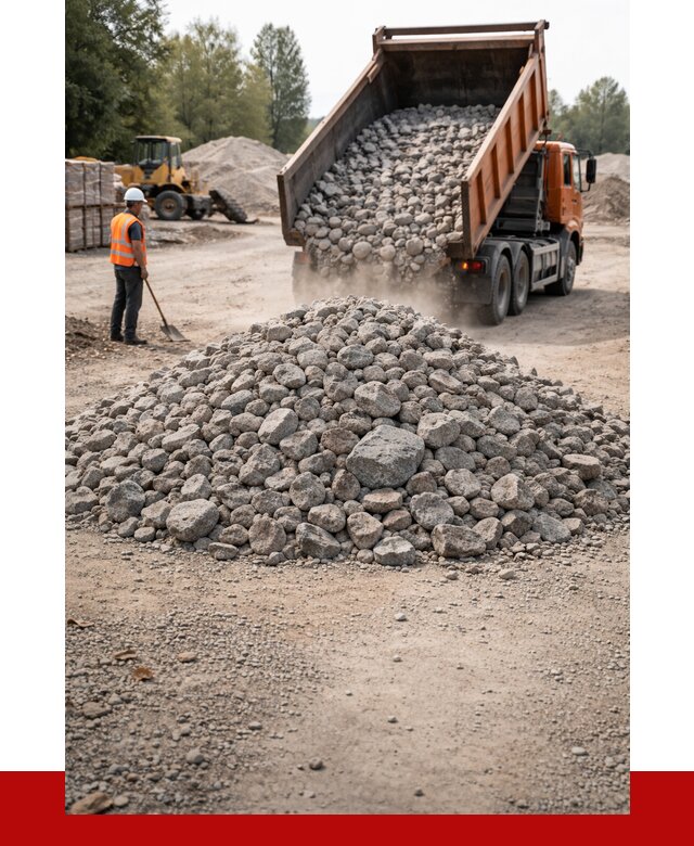 Гранитный щебень фракция 70-150 в Выборге от 1686 | ПРОНЕРУДВбр