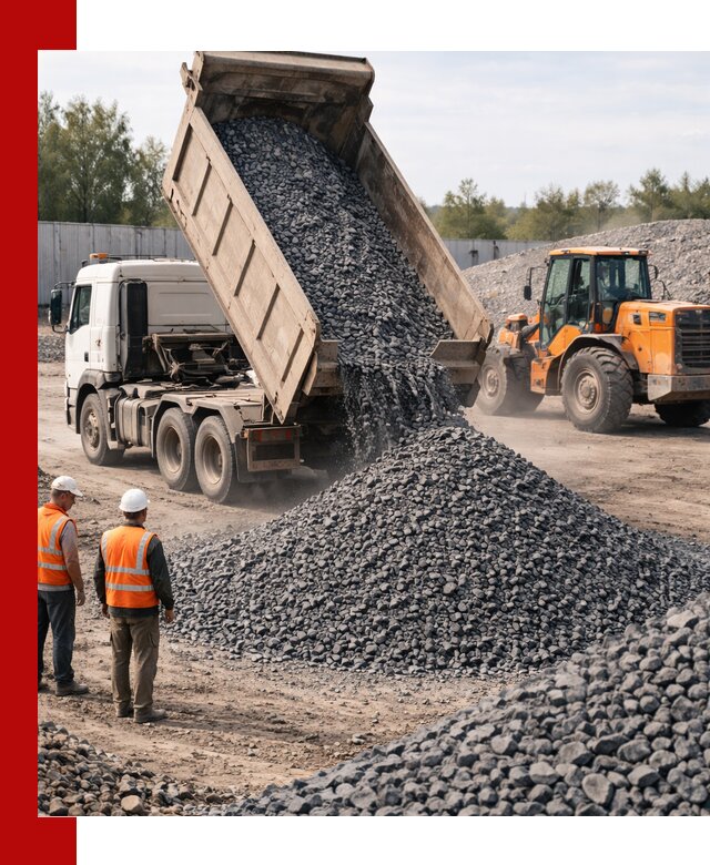 Доставка и продажа щебня габбро-диабаза в Выборге