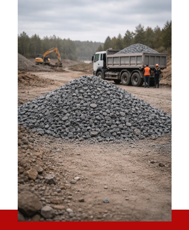 Щебень габбро диабаз фракция 40-70 в Выборге от 2249 р-ПРОНЕРУДВбр