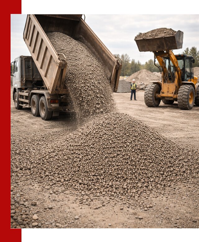Гравийный щебень фракция 3–10 с доставкой в Выборге
