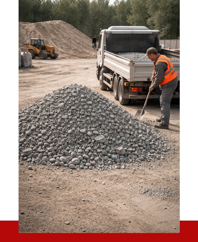 Гравийный щебень фракция 5-10 в Выборге от 2249 р. | ПРОНЕРУДВбр