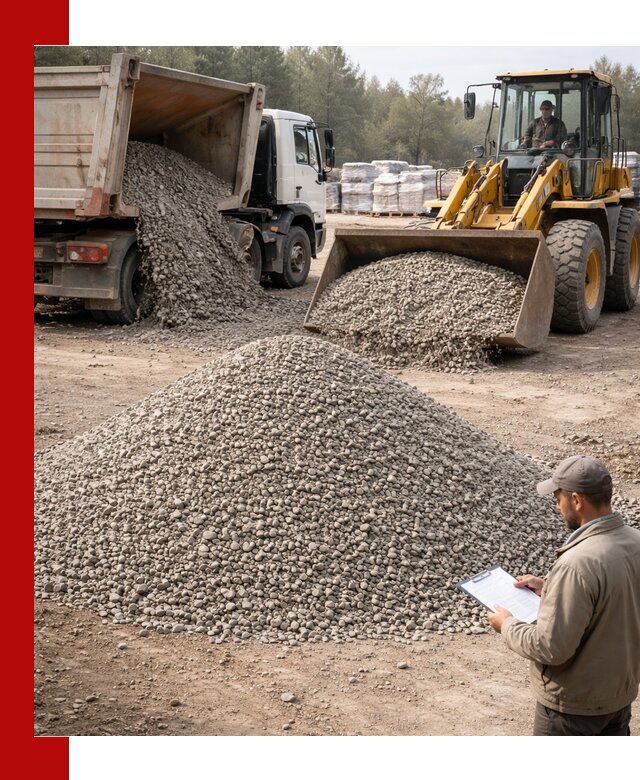 Гравийный щебень фракция 5–10 с доставкой в Выборге
