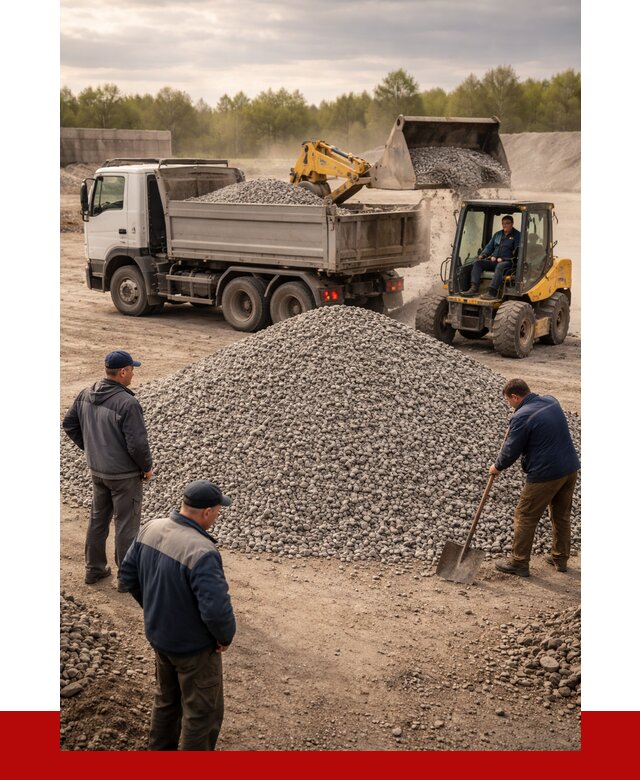 Гравийный щебень фракция 5-20 в Выборге от 2453 р. ПРОНЕРУДВбр