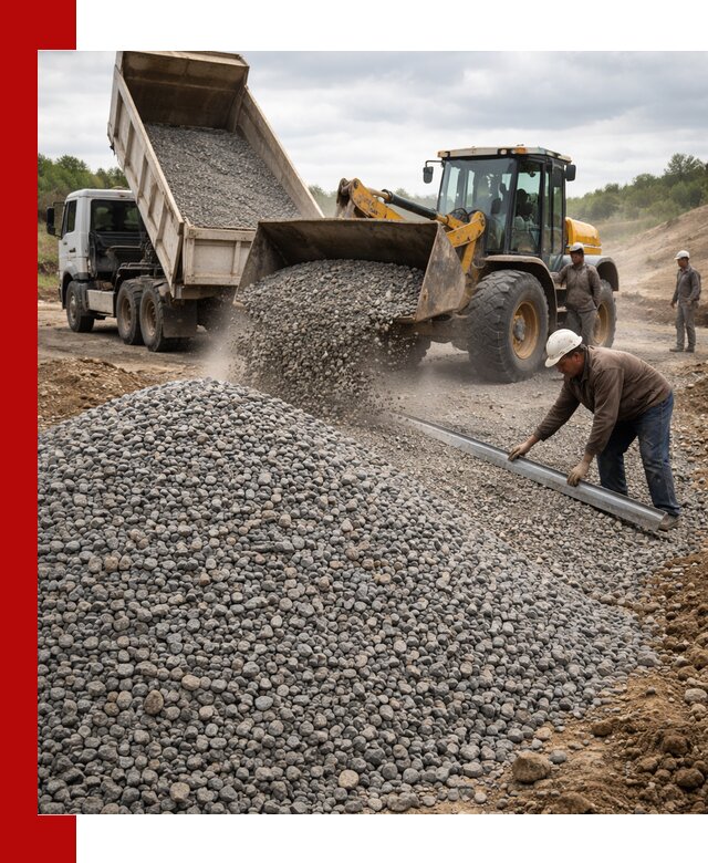 Гравийный щебень фракция 5-20 с доставкой в Выборге