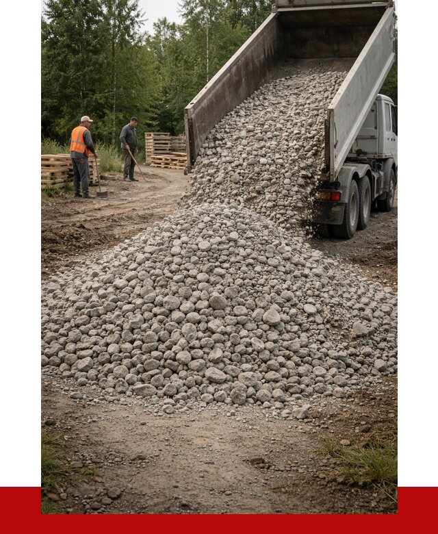 гравийный щебень фракция 70-120 в Выборге от 2504 р. ПРОНЕРУДВбр