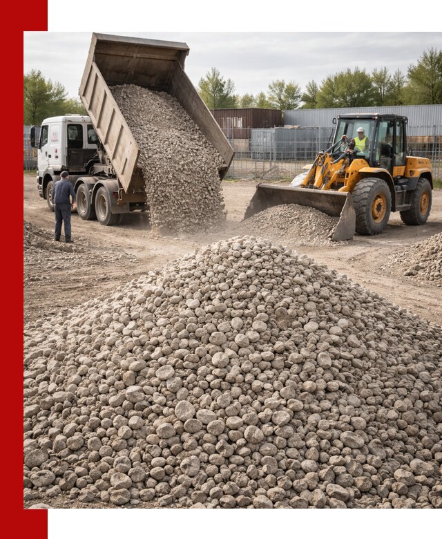 Доломитовый щебень фракции 20–41 с доставкой в Выборге