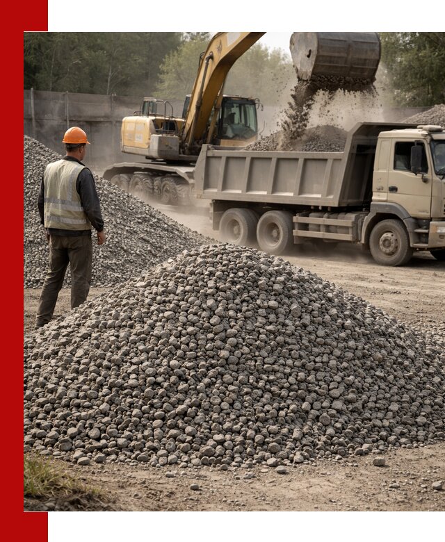 Шлаковый щебень фракция 5-20 с доставкой в Выборге