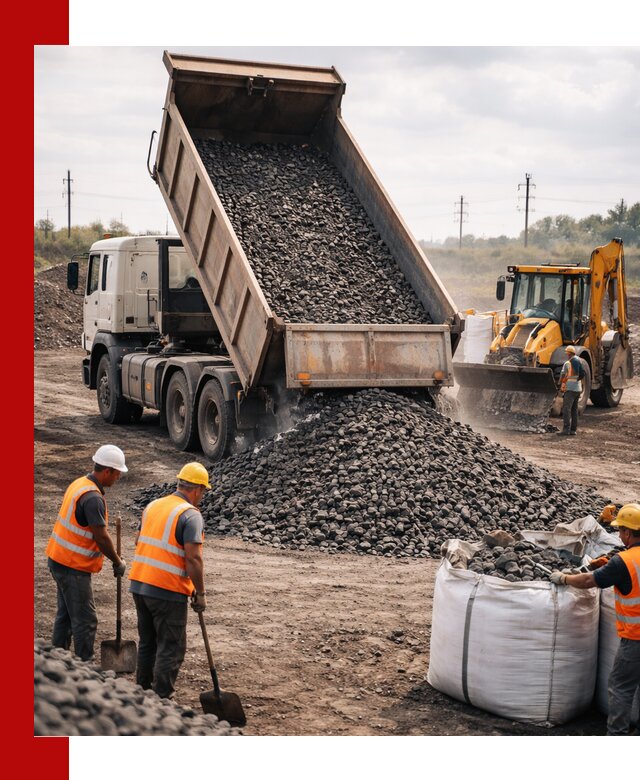 Шлаковый щебень фракция 40-70 с доставкой в Выборге