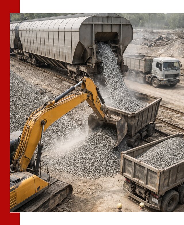 Доставка железнодорожного щебня в Выборге крупными партиями быстрого отгруза