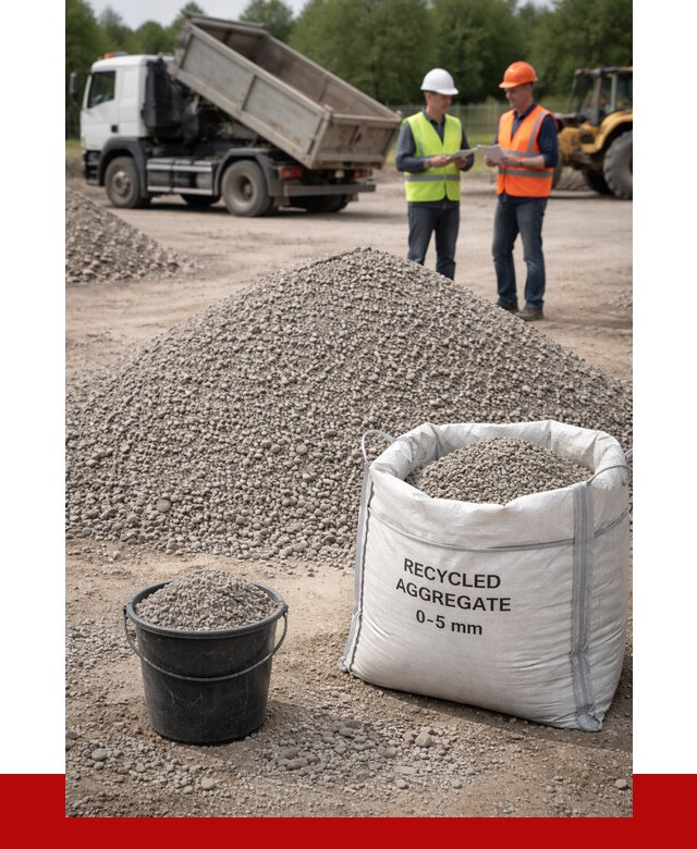 Вторичный щебень фракция 0-5 в Выборге от 1635 р. ПРОНЕРУДВбр