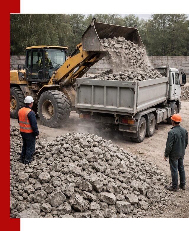 Вторичный щебень фракция 70–150 в Выборге с доставкой