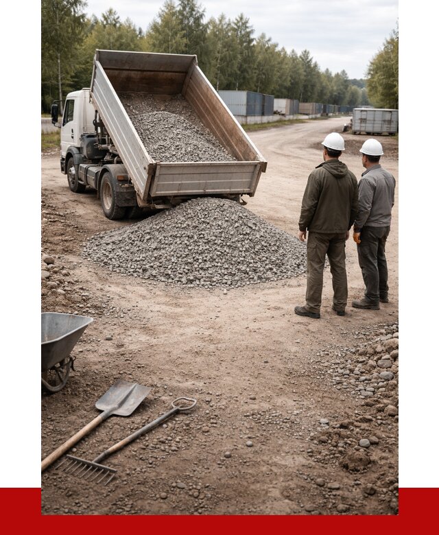 Бетонный щебень фракция 5-20 в Выборге от 3271 р., ПРОНЕРУДВбр