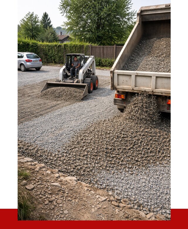 Щебень для парковки в Выборге с доставкой от 1227 р.| ПРОНЕРУДВбр
