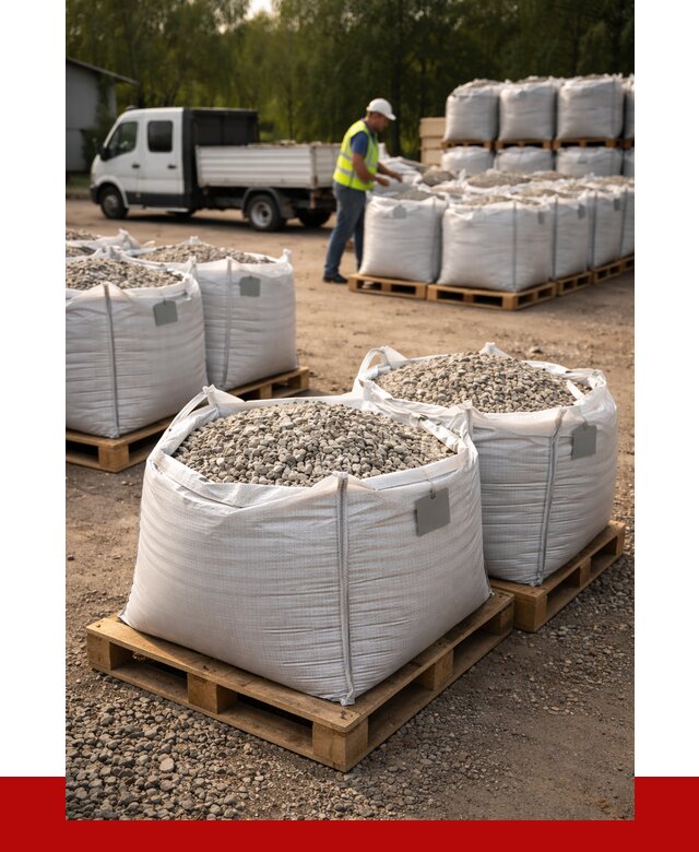 Щебень в мешках с доставкой в Выборге от 4293 р. | ПРОНЕРУДВбр