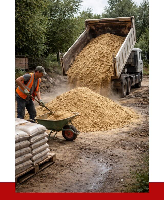 Купить песок с доставкой в Выборге от 1840 р. | ПРОНЕРУДВбр