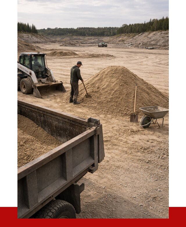 Карьерный песок среднезернистый в Выборге, от 2249 р. ПРОНЕРУДВбр