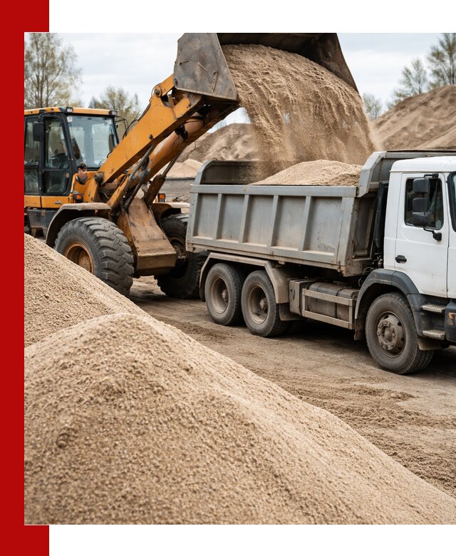 Доставка сеяного песка в Выборге оптом и в розницу
