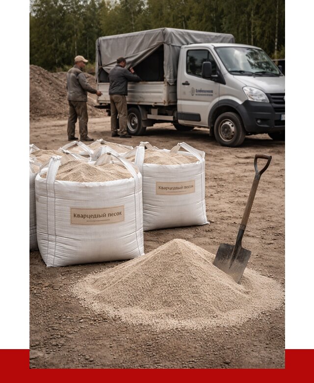 Кварцевый песок для пескоструя в Выборге от 4599 р. | ПРОНЕРУДВбр