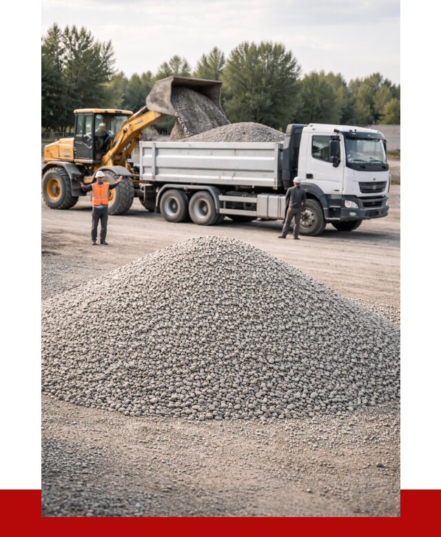Купить мытый гравий в Выборге от 3577 р, доставка ПРОНЕРУДВбр