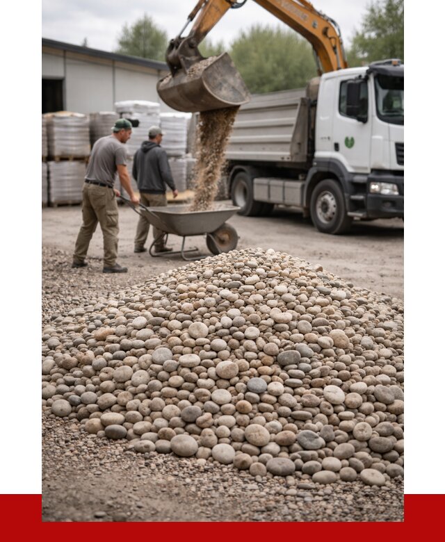 Галька декоративная в Выборге от 3271 р. за куб | ПРОНЕРУДВбр