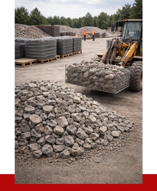 Камень для габионов фракция 70-150 в Выборге от 4293 р. | ПРОНЕРУДВбр