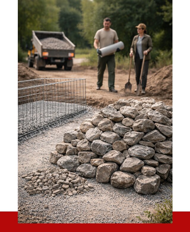 Камень для габионов фракция 100-200 в Выборге от 4906 р. | ПРОНЕРУДВбр