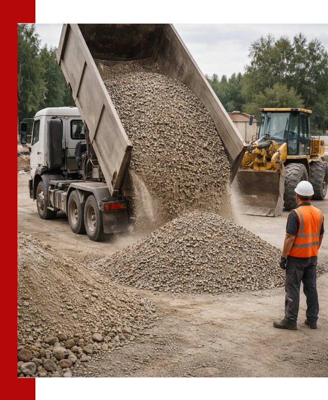 Доставка щпс в Выборге — щебеночно-песчаная смесь под заборы и дорожки