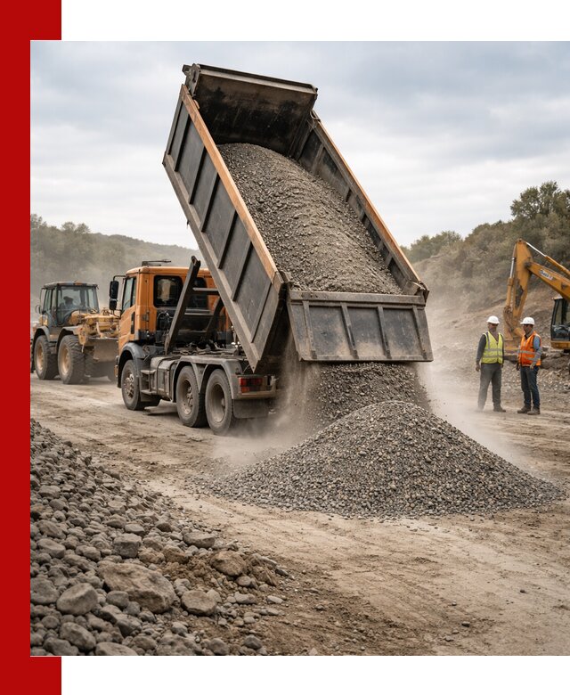 Щебёночно-песчаная смесь ЩПС С1 с доставкой в Выборге