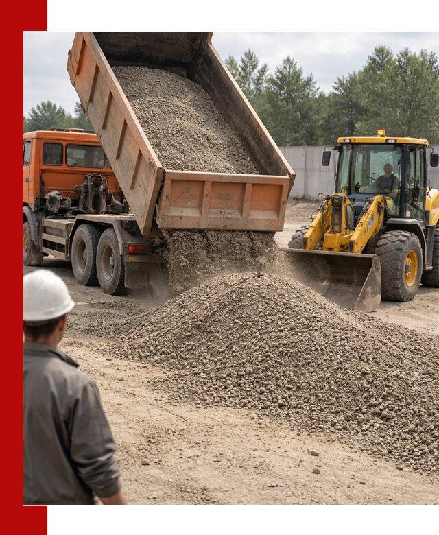 Доставка щпс С8 самосвалами в Выборге от производителя