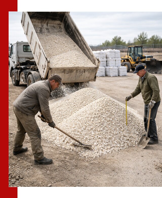 Мраморная крошка с доставкой и разгрузкой в Выборге