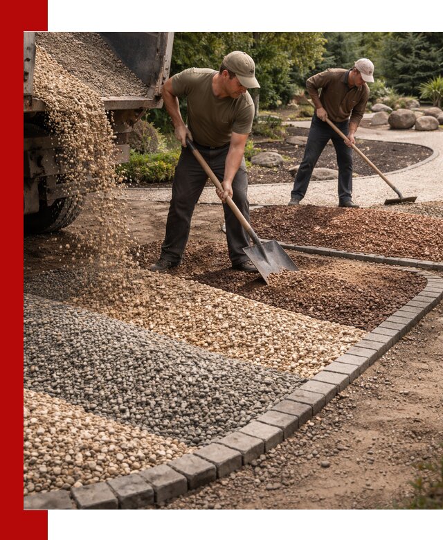 Декоративная крошка для ландшафта в Выборге — продажа и доставка