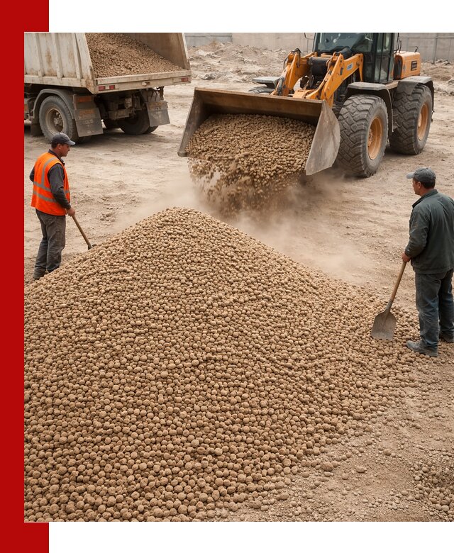 Керамзит фракция 10-20 с доставкой в Выборге