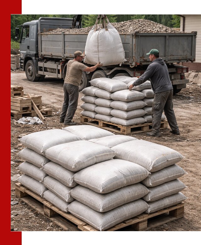 Керамзит в мешках с доставкой в Выборге от компании-поставщика