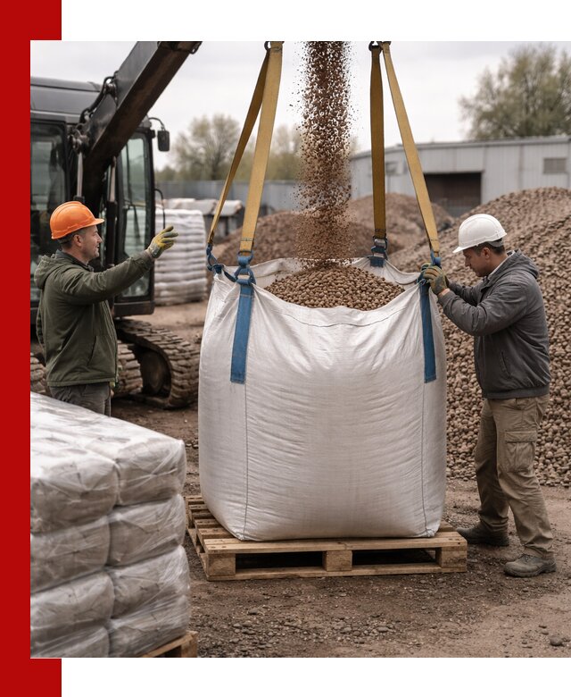 Керамзит в биг-бегах с доставкой в Выборге