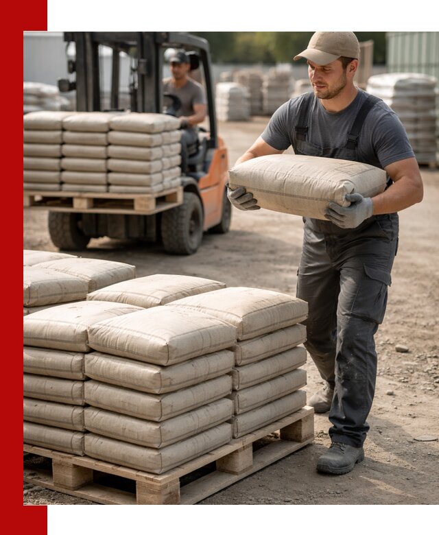 Доставка цемента в мешках оптом и в розницу в Выборге