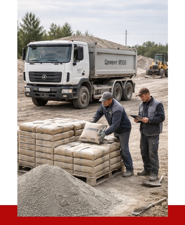 Купить цемент м500 с доставкой в Выборге от 5315 р. | ПРОНЕРУДВбр