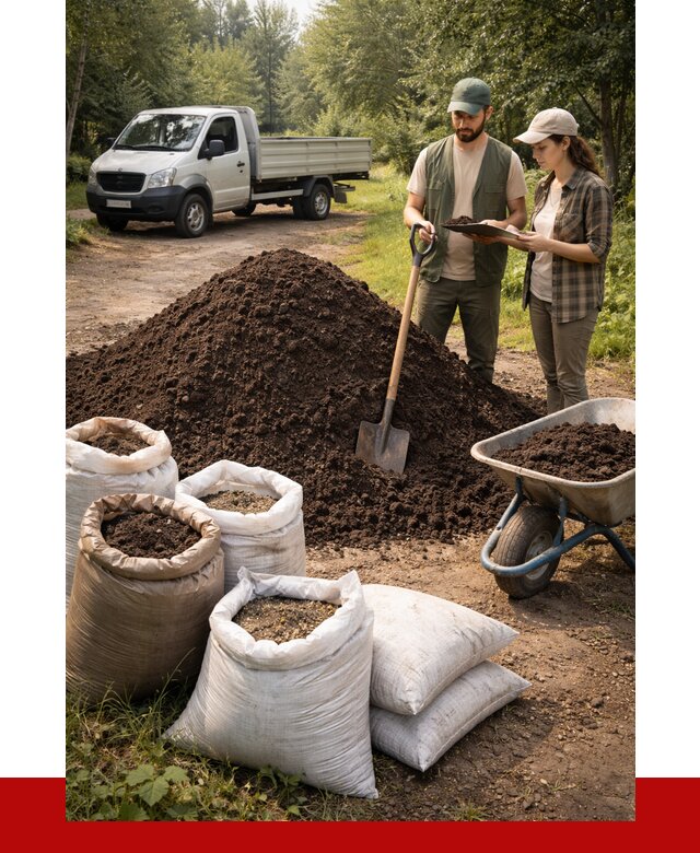 Купить грунт с доставкой в Выборге от 4599 р. за м3 | ПРОНЕРУДВбр