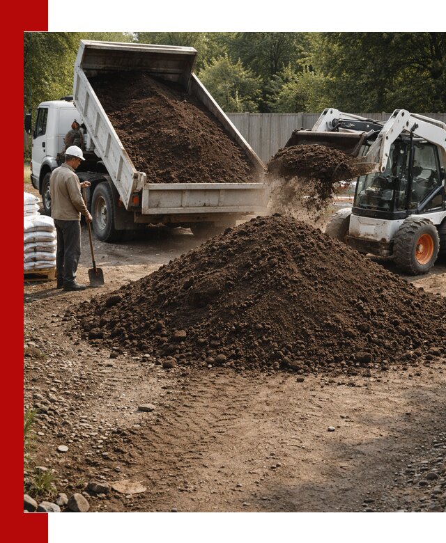 Доставка растительного грунта в Выборге от производителя оптом и в розницу