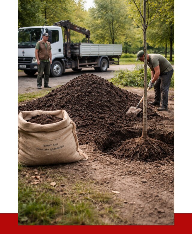 Грунт для посадки деревьев в Выборге от 1227 р. | ПРОНЕРУДВбр