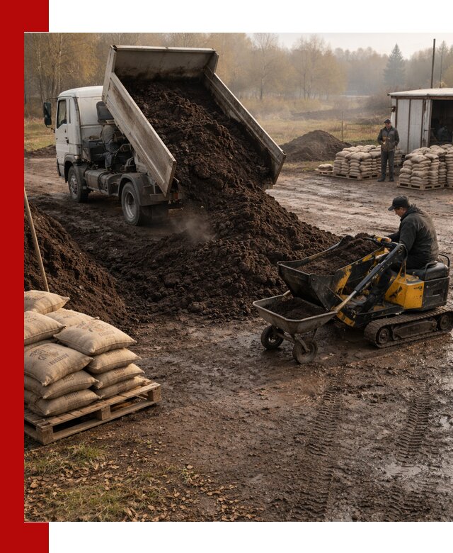 Кислый торф в доставке по выгодным ценам в Выборге