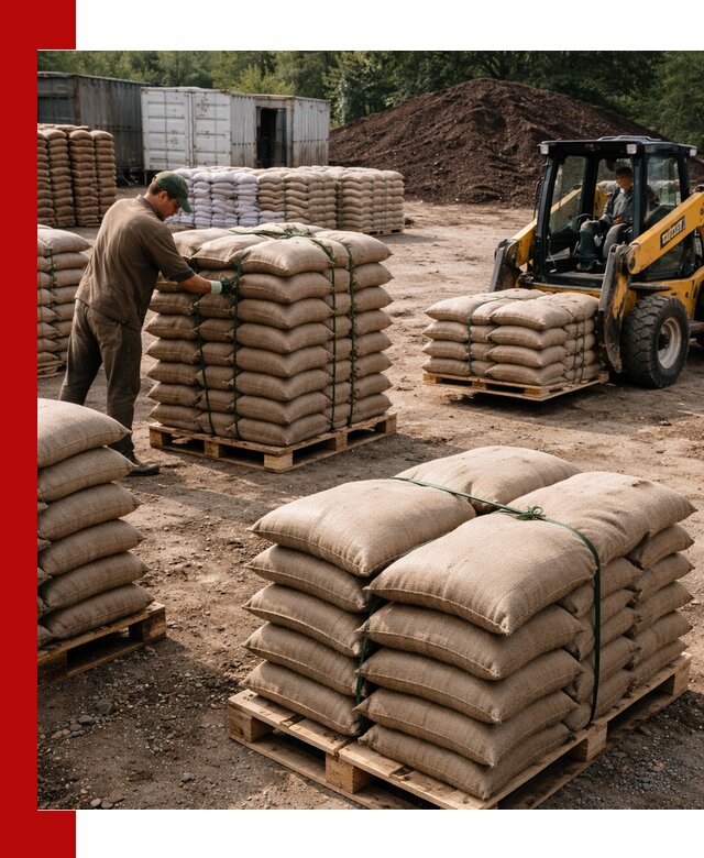 Доставка торфа в мешках по выгодным ценам в Выборге