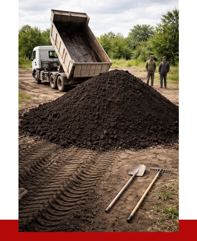 Купить чернозем навалом в Выборге от 1227 р. за куб | ПРОНЕРУДВбр