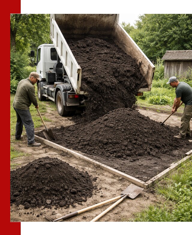 Купить чистый чернозем для огорода с доставкой в Выборге